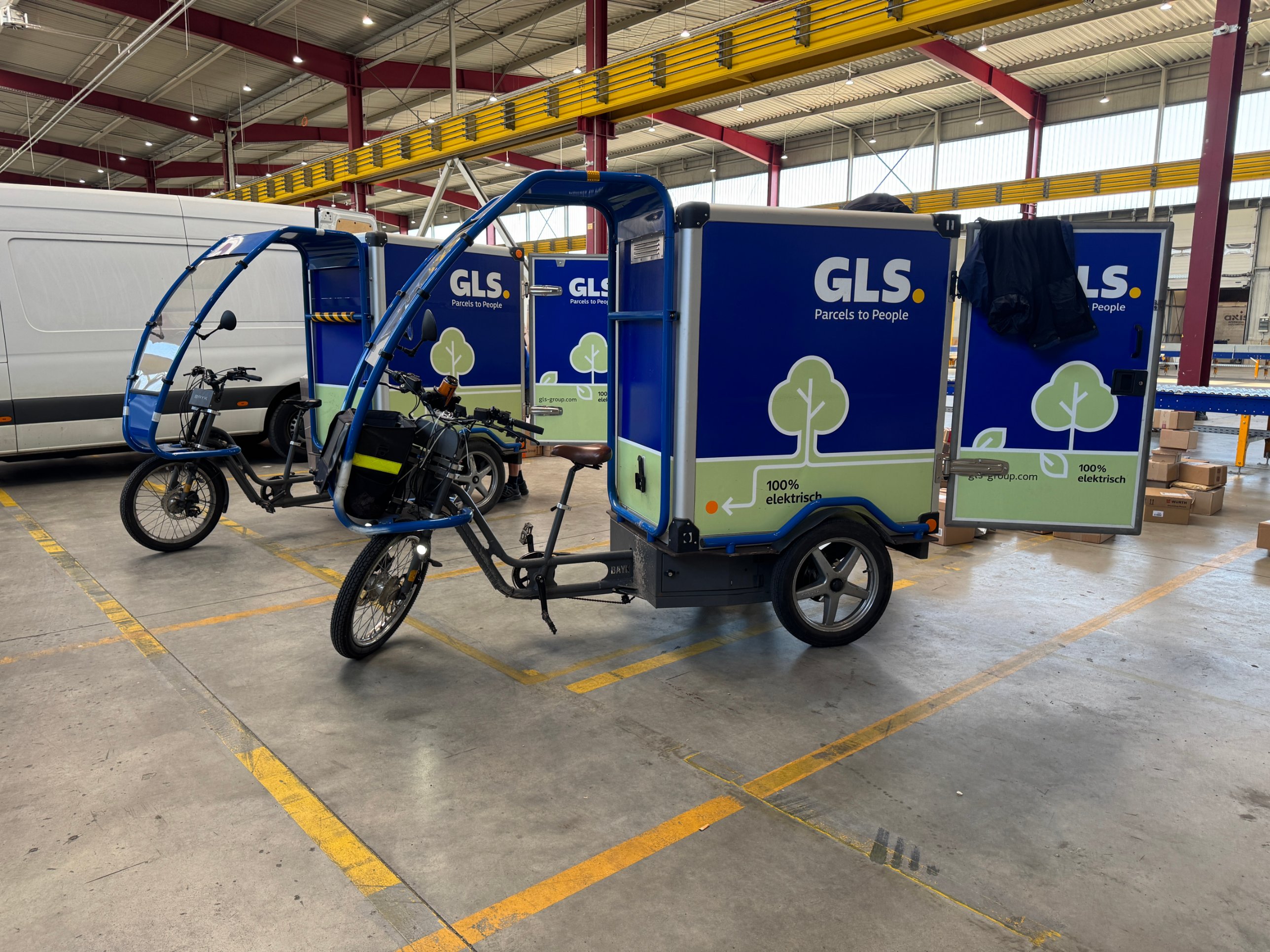Elektrische LEV im GLS-Depot Leipzig – 100 % elektrisch